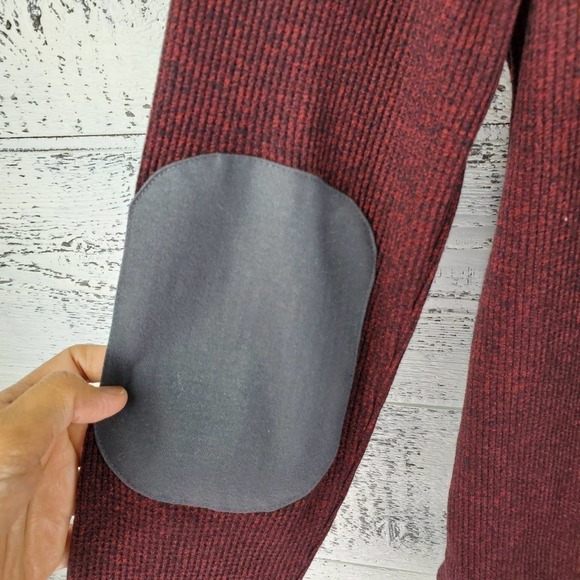 Alfani Men Shirt Size M Shoulder Elbow Patch Regular Fit Smart Casual Utility - Picture 5 of 6